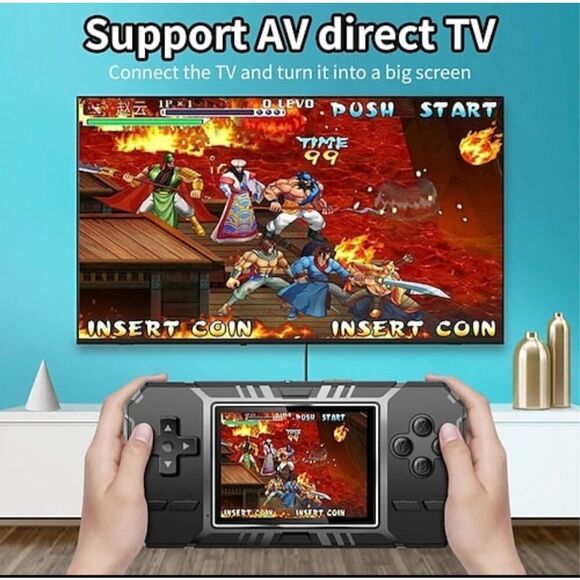 GENERIC - NWT Retro Portable Game Console/520 Classic Games/Multi-Player/TV Play - Picture 14 of 16